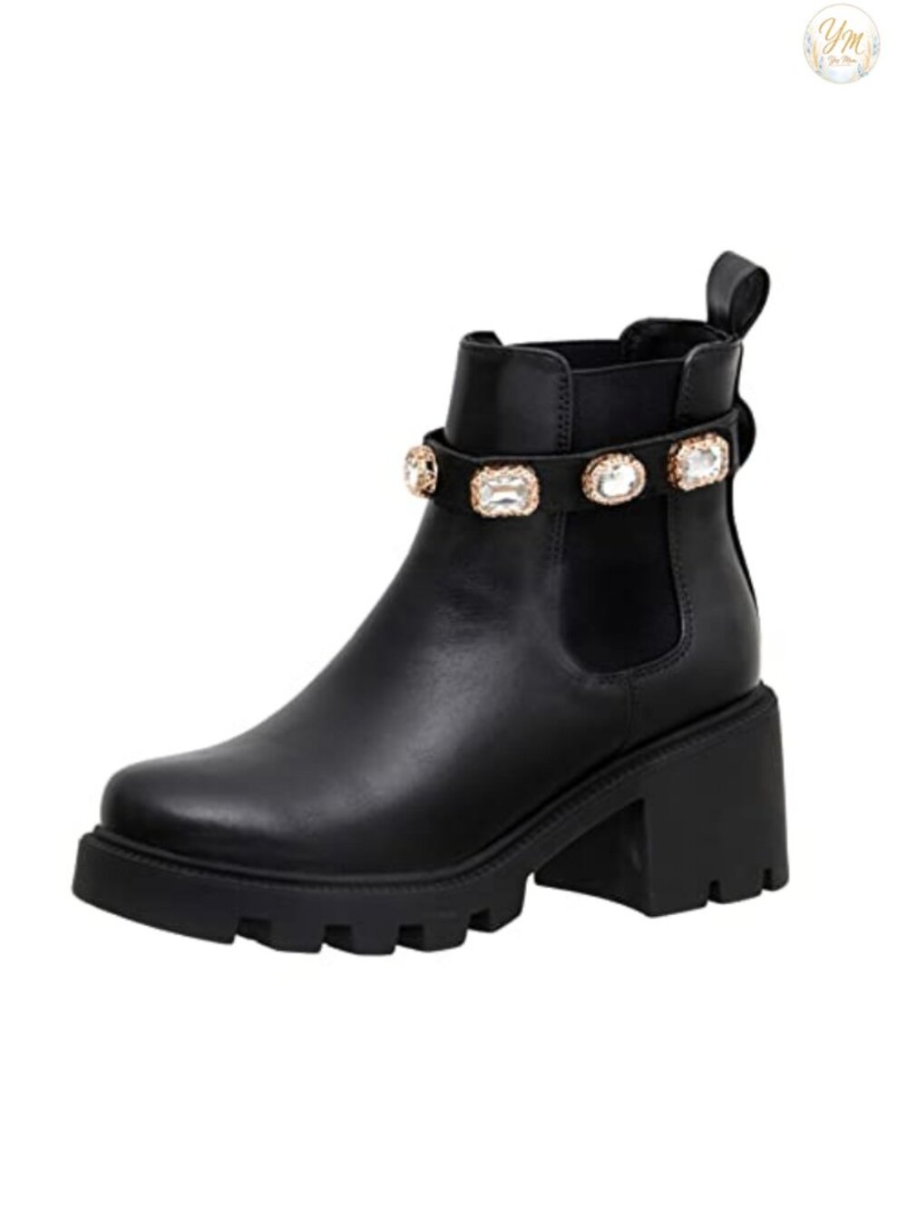 Cushionaire Julie Chelsea Boot Womens Ankle Bootie Memory Foam Vegan Leather